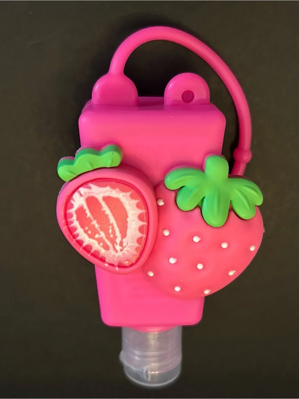 Kids Assortment of (6) Fruit Themed Scented Hand Sanitizer Gel in Silicone Cases